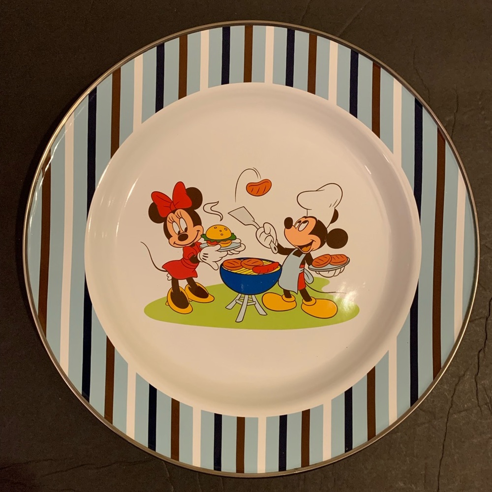 Disney Mickey & Minnie Enamelware Plates